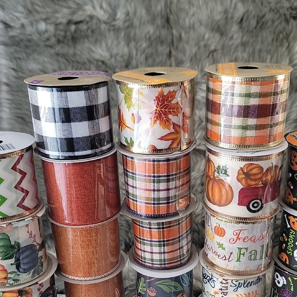 Fall And Halloween Ribbon Set - Multicolor - Picture 3 of 11